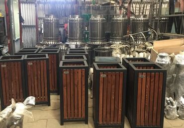 Tullantı qabları: Metal EN MMC olaraq istədiyiniz forma və ölçüde demir işlerinin — 4