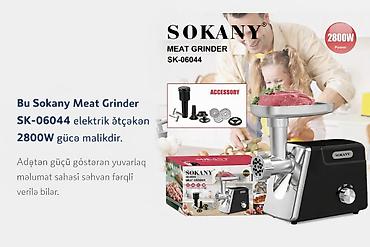 qoz ceken: №: 6228 Məhsulun adı: Ətçəkən Sokany SK-06044 2800W Brend: Sokany — 1