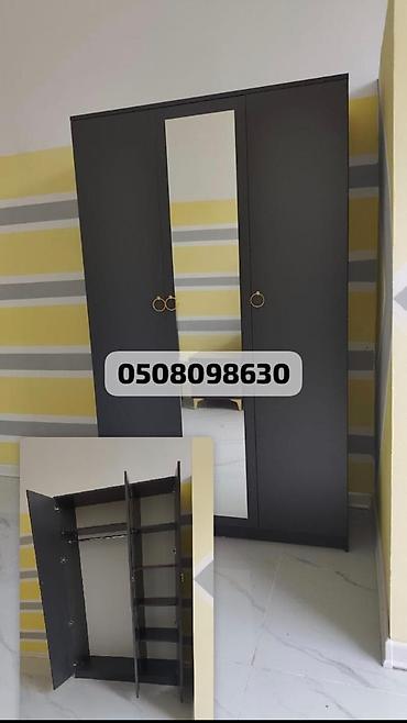 taxt kravati: Yataq otağı mebel dəsti - Rəng: Qrafit/qaranlıq boz, qızılı — 2