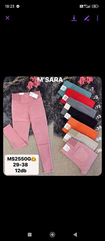 Pantalone: 2XL, Drugi kroj pantalona — 1