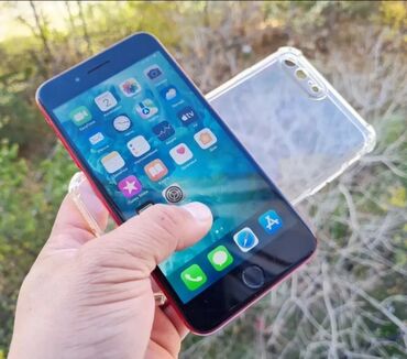Apple iPhone: IPhone 8 Plus, Б/у, 256 ГБ, Красный, Наушники, Зарядное устройство, Защитное стекло, 100 % — 19