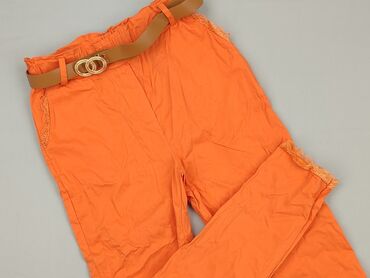 Women: Material trousers for women, size S (EU 36)