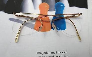 Naočare: 17K Vintage NYLOR dioptrijski semi ram MANIR LENONKI. Vintage semy — 2