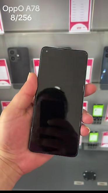 mobil tel: Oppo A78, 256 GB, rəng - Yaşıl, Barmaq izi — 1