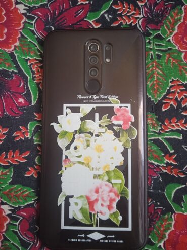 микрафон бу: Redmi, Redmi 9, Б/у, 32 ГБ, цвет - Черный, 2 SIM