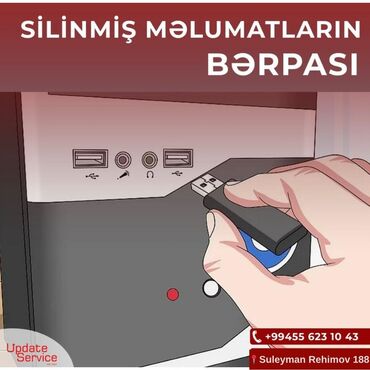 ремонт телефонов: Kompüter və ya digər yaddaş qurğularından silinmiş məlumatların