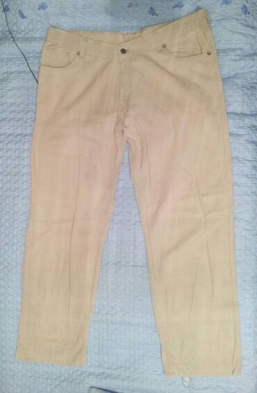 bež pantalone: Trousers XL (EU 42), color - Beige