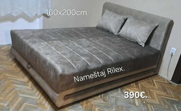 Kreveti: Tapacirani francuski ležajevi – Nameštaj Rilex Modeli sa naslonom i — 9