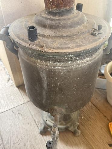 13 pro black: Klassik metal samovar - Material: qalın divarlı metal/kürsülü gövdə - — 1