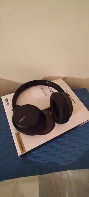 audio: İşlənmiş Simsiz (Bluetooth) Qulaqcıqlar, Sony, rəng - Qara