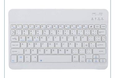 ноутбук белый: Функциональная! Беспроводная Bluetooth клавиатура для телефона /