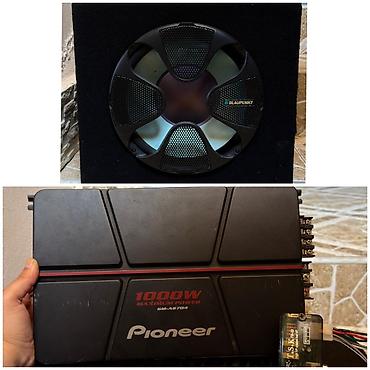 Автоэлектроника: Avtomobil üçün audio dəst Təcili ‼️Basofka usilitel 380m Razılaşma — 1