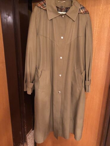 Mantili: XL, Upotrebljenо, Sa postavom, Jednobojni, bоја - Maslinasto zelena — 8