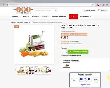 Ostala kuhinjska oprema: Spirala za voće i povrće Westmark Spiromat – ručni spiralizator sa — 13
