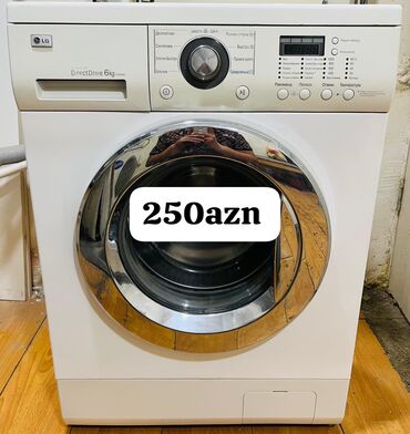 Paltaryuyan maşınlar: Paltaryuyan maşın LG, 6 kq, Avtomat, Qurutmasız, Kredit yoxdur
