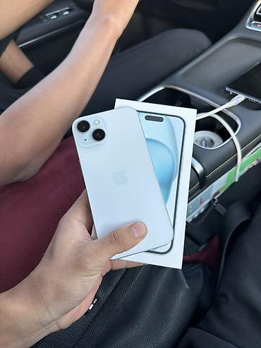 прадаю айфон: IPhone 15, Б/у, 128 ГБ, Белый, Коробка, 81 % — 2