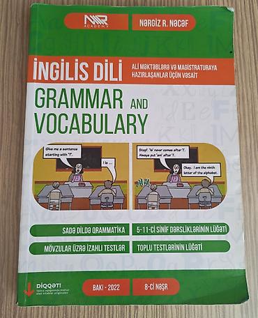 Спорт и хобби: İngilis dili üzrə “Grammar and Vocabulary” vəsaiti. Müəllif Nərgiz R — 1
