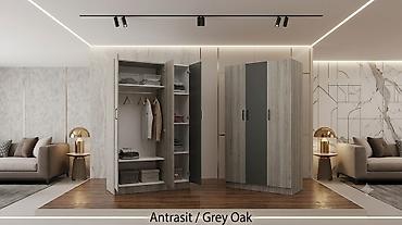 puff baku: Yeni, 3 qapılı, Kredit, Göy, Açılan, Düz dolab — 5
