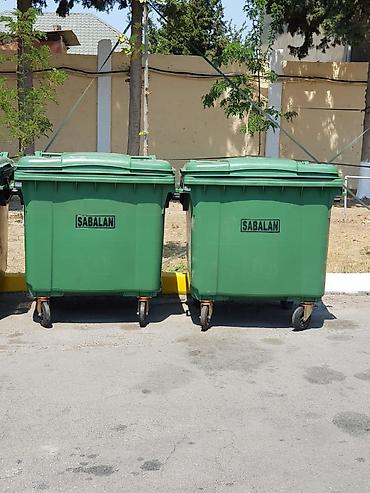Tullantı qabları: Zibil qablari satilir Her biri yenidir 50 lt 35 azn. 60 lt 45 azn — 2