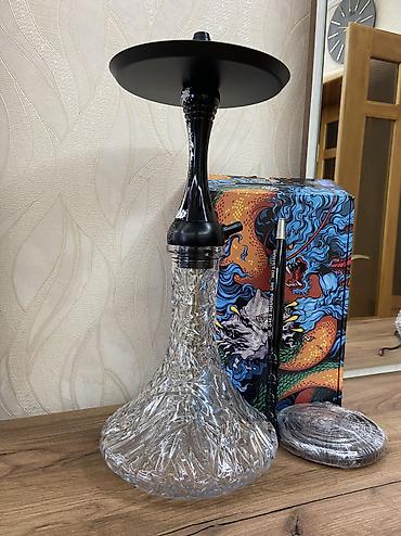 caşka qelyan: Nargilə dəsti – Original Alpha X Hookah tematik dizayn Paslanmaz — 6