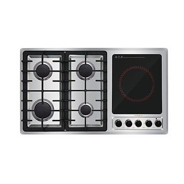 bisirmə paneli: Eurolux EU-GH2653GSCD-90S qaz peçi Geniş bişirmə səthi və kombinə — 1