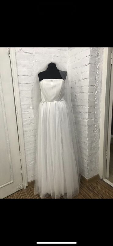 свадебное платье с поясом: Продаю свадебное платье в стиле минимализм сшила на заказ