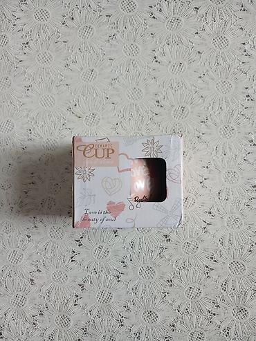 ucuz su: Fincanlar, rəng - Çəhrayı, Keramika, 1 əd, 300 ml — 2