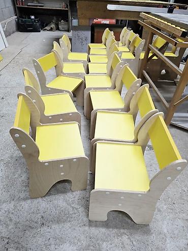 Детские стулья: Детский стул, Новый, Дерево, цвет - Зеленый, Самовывоз — 11