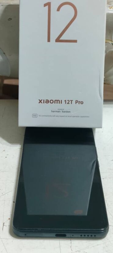 naushniki xiaomi headphones: Xiaomi, 12T Pro, Б/у, 256 ГБ, цвет - Черный, 2 SIM