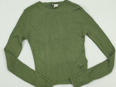 zielone plisowane spódnice: Sweter, H&M, XS, stan - Bardzo dobry