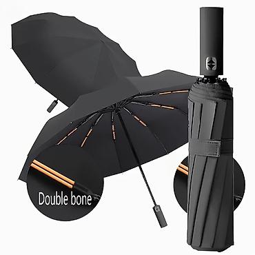 Digər aksesuarlar: Çox satılan böyük ölçülü avtomatik qatlanan çətir – 12 möhkəm — 1