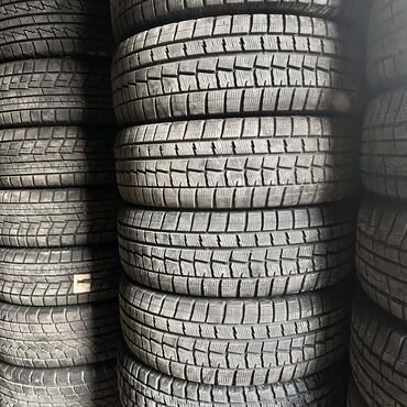 Шины: Шины 215 / 65 / R 16, Зима, Б/у, Комплект, Легковые, Япония, Dunlop