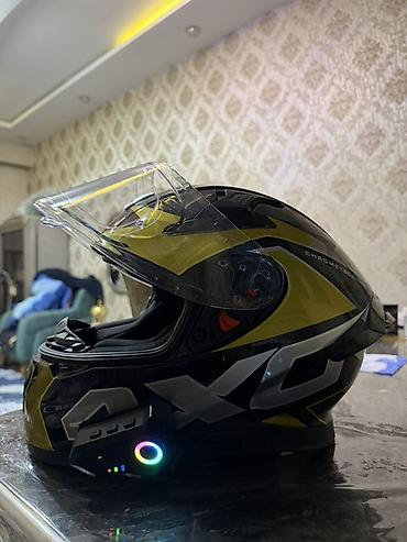 Moto dəbilqələr: AXOR tam üzlü motosiklet dəbilqəsi - Brend/model: AXOR (Chrometech — 4