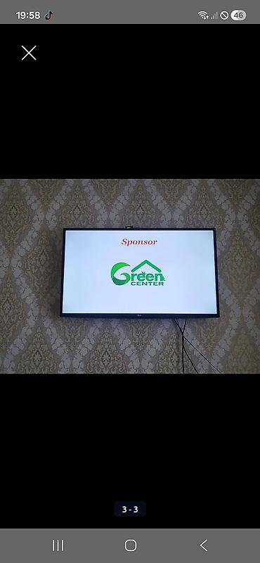 televizor 82 ekran: LG LED televizor – divara quraşdırılan model - Ekran: təxminən 40–43 — 1