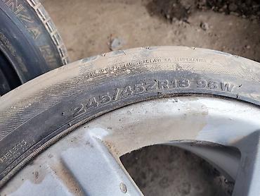 авто диски бу: Колеса в сборе 245 / 45 / R 18, Лето, Б/у, Комплект, Легковые, Литые, отверстий - 5 — 1