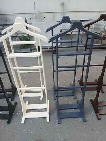 вешалка в прихожую: Taxta paltar asılqanı/Tekbasli - Material: MDF - Forma: ev damı — 9
