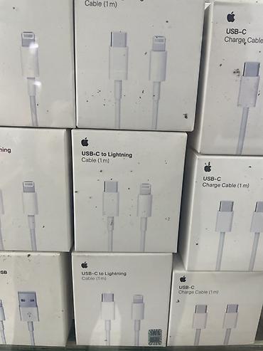 Оригинал 100% Кабели Apple для зарядки и синхронизации, длина 1 м at lalafo.kg Оригинал 100% Кабели Apple для зарядки и синхронизации, длина 1 м