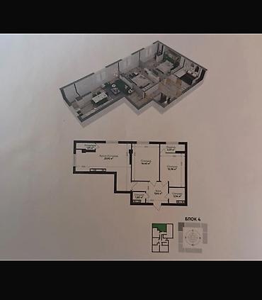Продажа квартир: 3 комнаты, 75 м², АЮ Гранд Элитка, 9 этаж, ПСО (под самоотделку) — 2