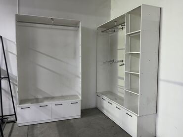 Шкафы для одежды: Шкаф для одежды, Б/у, Прямой, МДФ — 2