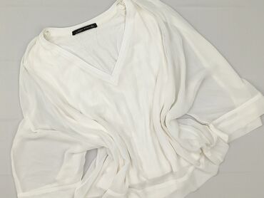 bluzka z rozszerzanymi rękawami zara: Zara, Women's blouse, L (EU 40)