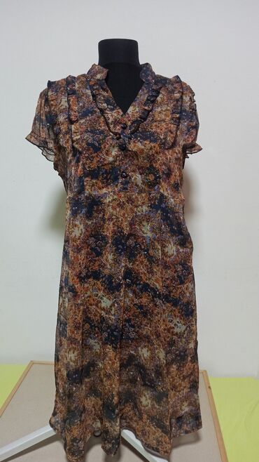 haljine za punije žene: Tom Tailor L (EU 40), color - Multicolored, Other style, Short sleeves