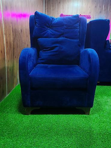 tv kreslo: Məhsul: Tək nəfərlik kreslo - Rəng: tünd göy (royal blue) - Parça — 4