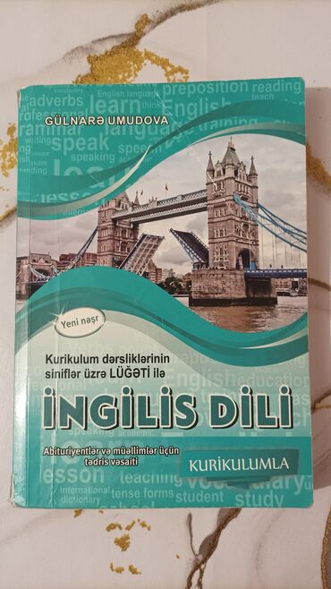 Kitablar, jurnallar, CD, DVD: Ingilis dili abituriyentlər və müəllimlər üçün dərs vəsaiti və lüğət