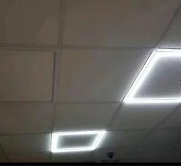 Rasveta: LED Paneli. Sa plavim svetlom ring paneli i centralno svetlo 6500K — 17