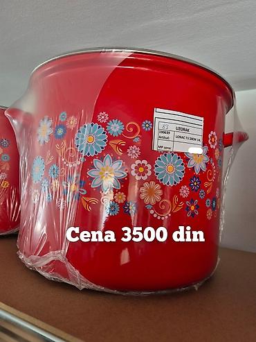 kuhinjske krpe arilje: Emjlirani lonac TU 28 cm – zapremina 14 L - Materijal: emajlirano — 1