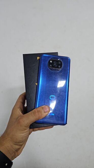 insta360 x3 qiymeti: Poco X3 NFC, 128 GB, rəng - Göy, Sensor, Barmaq izi, Simsiz şarj