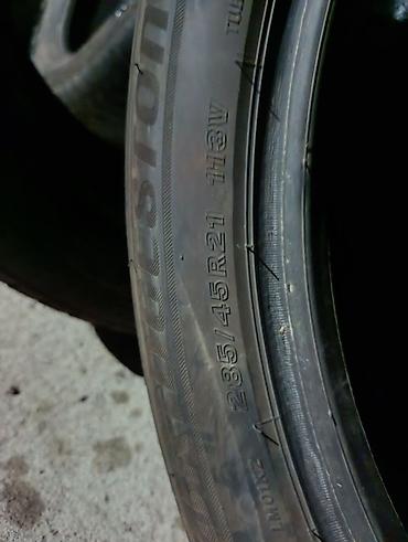 зимний балон: Шины 285 / 45 / R 21, Зима, Б/у, Пара, Легковые, Bridgestone — 4