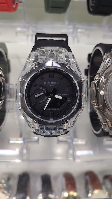 qol saati casio: CASIO G‑SHOCK saatları – GA‑2100/CasiOak seriyası Məhsul təsviri: - — 5