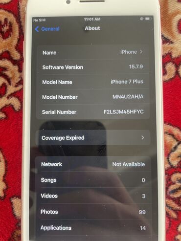 iphone 7 icloud: IPhone 7 Plus, Б/у, 128 ГБ, Розовый, Защитное стекло, Чехол, 100 %