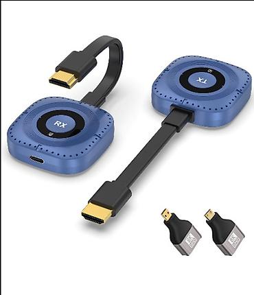 Беспроводной HDMI-удлинитель 50 м, 4K Комплект для передачи видео и